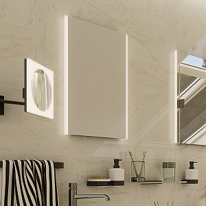 Zrcadlo do koupelny 100x60 s osvětlením