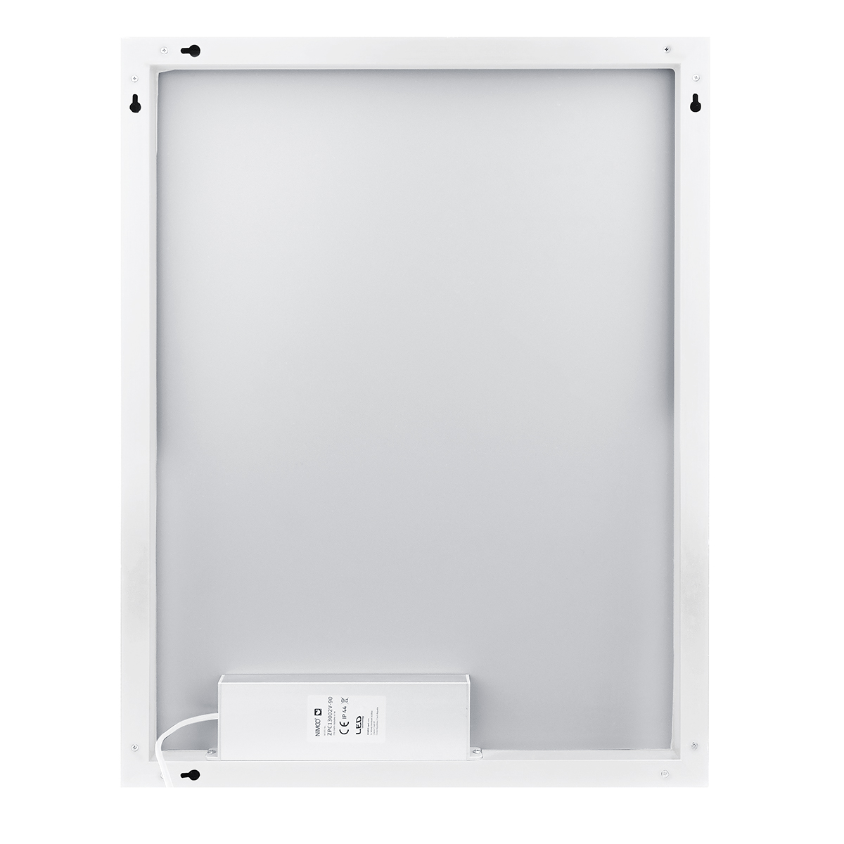 Bílé LED zrcadlo 140 x 70, dotykový senzor
