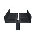 Walk-in shower wall shelf