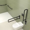 Folding safety grab bar 600 mm