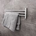 Swivel arm towel holder, 42 cm.