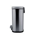 Dust bin, stainless steel brushed