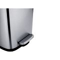 Dust bin, stainless steel brushed