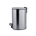 Dust bin, stainless steel brushed