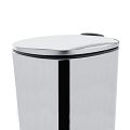 Dust bin, stainless steel polished