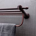 Towel shelf with rail, 64 cm.