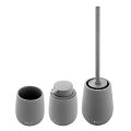 Soap dispenser, toothbrush cup, toilet brush holder