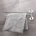 Swivel arm towel holder, 41 cm.