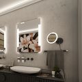 LED cosmetic mirror