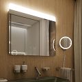 LED mirror with adjustable color temp.