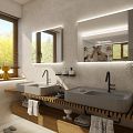 LED  mirror 900x700