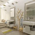 LED mirror 500x700 with two  touch sensor