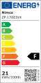 LED zrcadlo 800x700 se dvěma dotykovými senzory