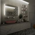 LED mirror 1000x700 with touch sensor