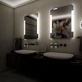 LED  mirror 500x800