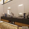 LED mirror 600x800 with two touch sensor