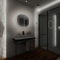 Oválné LED zrcadlo pr. 700 s dotykovým senzorem