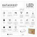 LED zrcadlo s podsvícením, pr. 80, dotykový senzor