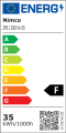 Bílé LED zrcadlo 50 x 70, dotykový senzor