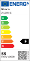 Bílé LED zrcadlo 120 x 70, dotykový senzor