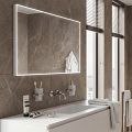 White LED mirror 140 x 70, touch sensor
