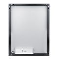 Černé LED zrcadlo 600x800 se dvěma dotykovými senzory