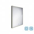 Black LED mirror 600x800 with two touch sensor
