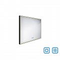 Black LED mirror 800x700 with two touch sensor