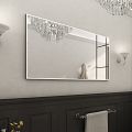 Black LED  mirror 1200x700