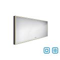Black LED mirror 1400x700 with two touch sensor