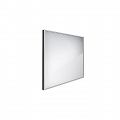 Black LED mirror 600x600