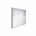 Black LED mirror 700x700