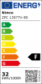 Černé LED zrcadlo 700x700 s dotykovým senzorem