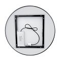 BLACK ROUND LED mirror dia. 900 with two touch sensor