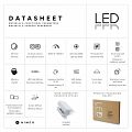 BLACK ROUND LED mirror dia. 900 with two touch sensor