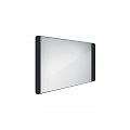 Black LED mirror 1000x600