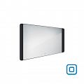 Black LED mirror 1200x650 with touch sensor