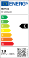 LED zrcadlo s podsvícením, 40 x 80, dotykový senzor