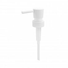 White Spare pump Soap dispenser pump. White matte.