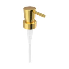 Brushed gold Spare pump Replacement soap pump. Brass.