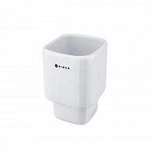 Toilet brush container Spare container for toilet brush made of ceramic.