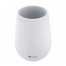 White Toilet brush container Spare container for toilet brush made of ceramics for TABO series.