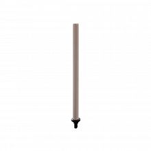 Tabo brush top handle The upper handle of the wc toilet brush TAUPE matte. Stainless steel.