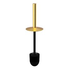 Brushed gold Replacement toilet brush Replacement toilet brush with round cap.