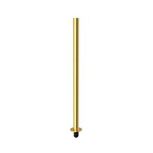Brushed gold Toilet brush handle Replacement round handle for toilet brush.