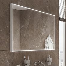 Bílé LED zrcadlo 1200x700 se dvěma dotykovými senzory
