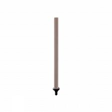 Tabo brush top handle The upper handle of the wc toilet brush TAUPE matte. Stainless steel.