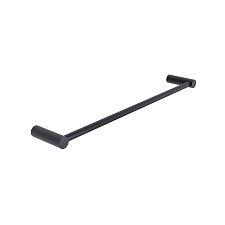 Black Black towel holder, 47 cm Black single towel holder.