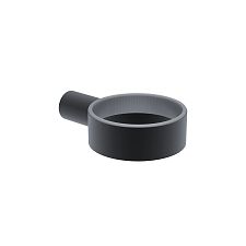 Black Black holder for soap dispenser, cup and soap dish Black individual holder for glass cup, soap dish or soap dispenser.