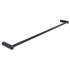 Black Black towel holder, 63 cm Black single towel holder.
